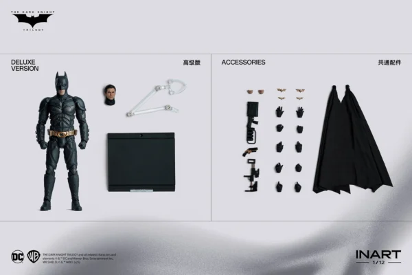 01 Inart The Dark Knight Rises - Batman 1/12 Deluxe Edition - Imagen 1