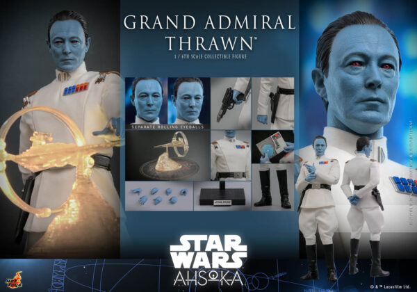 01- GA Hot Toys Star Wars Ahsoka - Grand Admiral Thrawn - Imagen 1