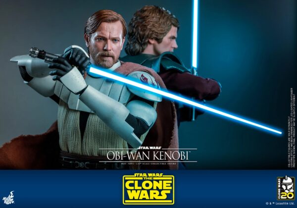 07 - Ken Hot Toys Star Wars The Clone Wars - Obi-Wan Kenobi - Imagen 8