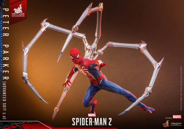 07-Spad Hot Toys Spider-Man 2 PS5 - Spider-Man (2.0) Advanced Suit - Imagen 8