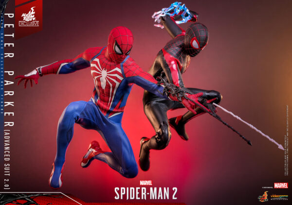 09-Spad Hot Toys Spider-Man 2 PS5 - Spider-Man (2.0) Advanced Suit - Imagen 10