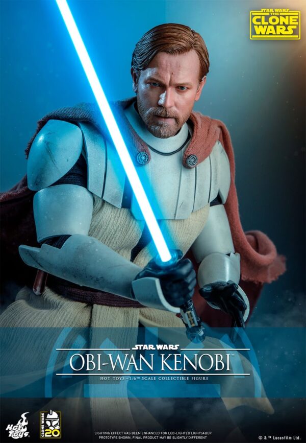 10 - Ken Hot Toys Star Wars The Clone Wars - Obi-Wan Kenobi - Imagen 10