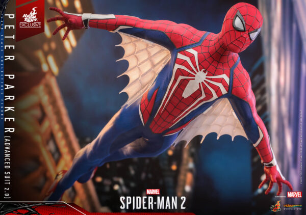 10-Spad Hot Toys Spider-Man 2 PS5 - Spider-Man (2.0) Advanced Suit - Imagen 11