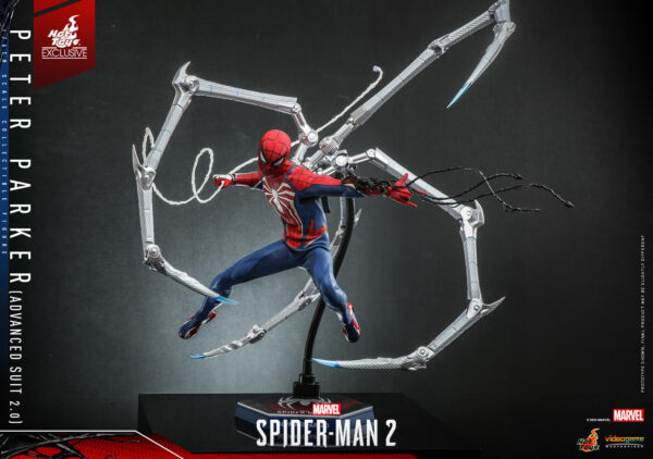 12-Spad Hot Toys Spider-Man 2 PS5 - Spider-Man (2.0) Advanced Suit - Imagen 13