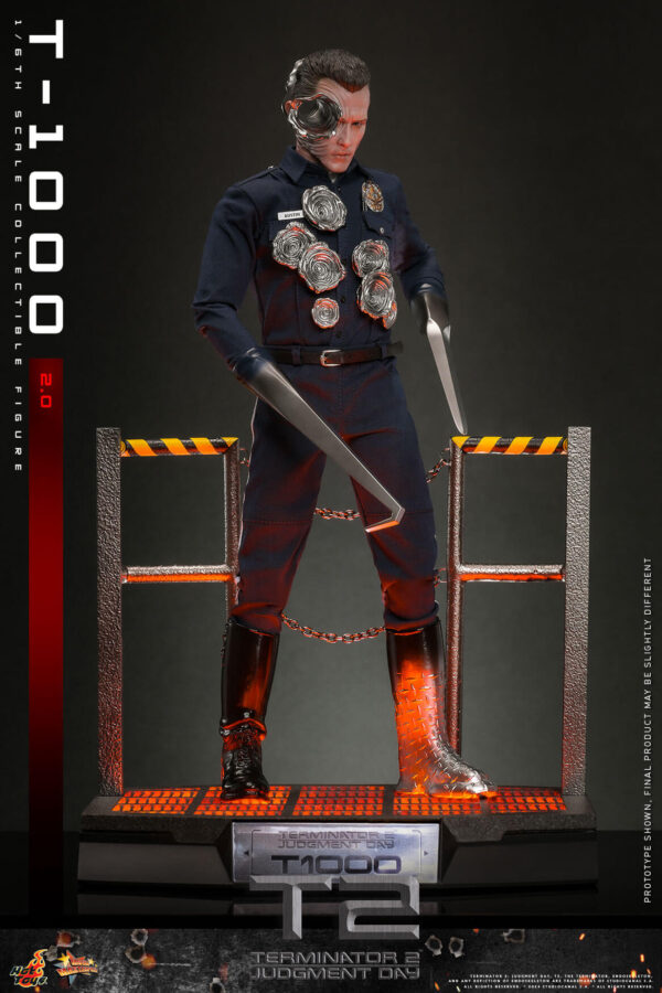 12-t1000 Hot Toys Terminator 2 Judgment Day - T-1000 (2.0) - Imagen 13