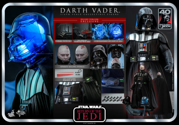 602765165220833 Hot Toys Star Wars Episode VI - Darth Vader Deluxe Edition - Imagen 1