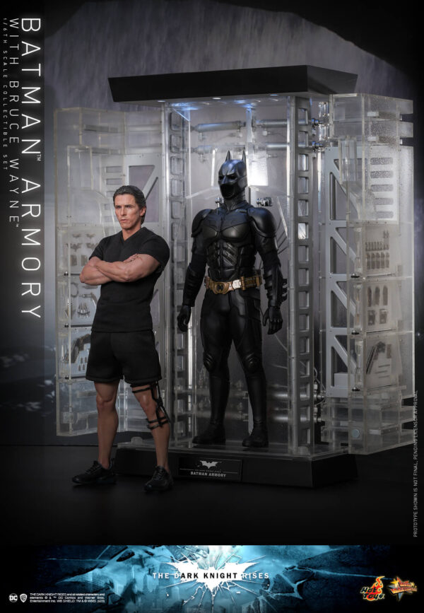 609282957902387 Hot Toys The Dark Knight Rises - Batman Armory with Bruce Wayne - Imagen 7