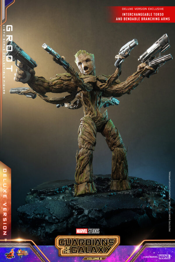619032133594136 Hot Toys Guardians of the Galaxy Vol.3 - Groot Deluxe Edition - Imagen 13