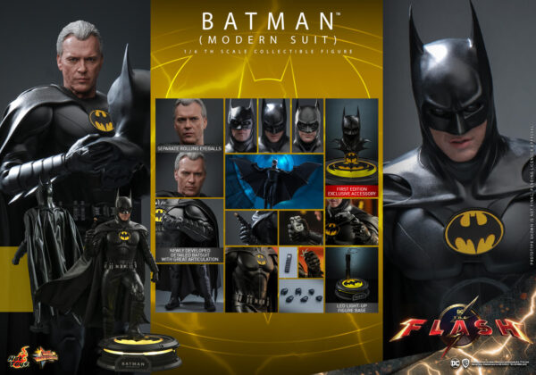 632741838889832 Hot Toys The Flash - Batman Modern Suit - Imagen 1
