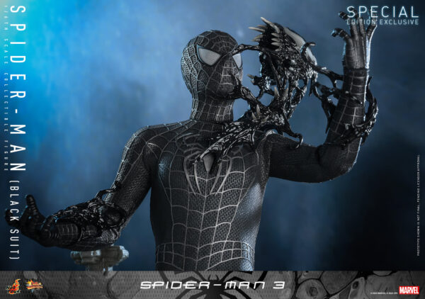 703468858483796 Hot Toys Spider-Man 3 - Spider-Man (Black Suit) - Imagen 9
