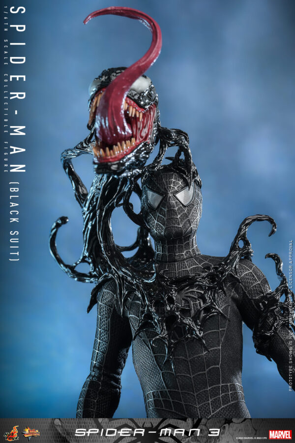703469048483777 Hot Toys Spider-Man 3 - Spider-Man (Black Suit) - Imagen 13