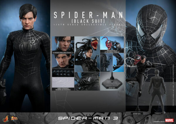 703469175150431 Hot Toys Spider-Man 3 - Spider-Man (Black Suit) - Imagen 1