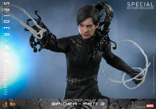 703469271817088 Hot Toys Spider-Man 3 - Spider-Man (Black Suit) - Imagen 16