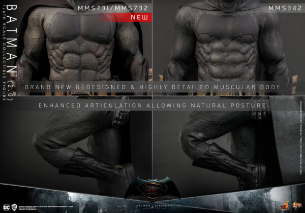 749886383842043 Hot Toys Batman v Superman Dawn of Justice - Batman (2.0) - Imagen 17