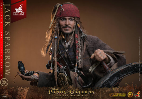 815704963926851 Hot Toys Pirates of the Caribbean Dead Men Tell No Tales - Jack Sparrow Artisan Edition - Imagen 6