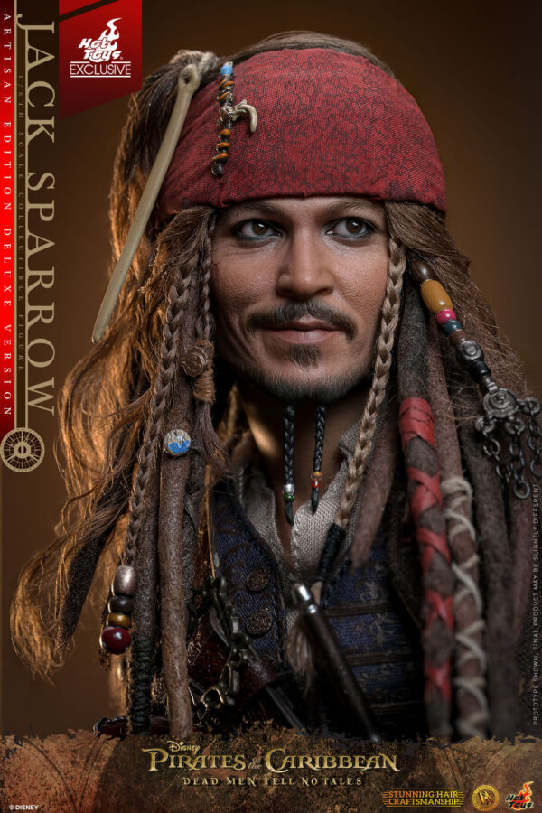 815704993926848 Hot Toys Pirates of the Caribbean Dead Men Tell No Tales - Jack Sparrow Artisan Edition - Imagen 12