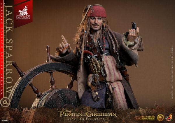 815705323926815 Hot Toys Pirates of the Caribbean Dead Men Tell No Tales - Jack Sparrow Artisan Edition - Imagen 16