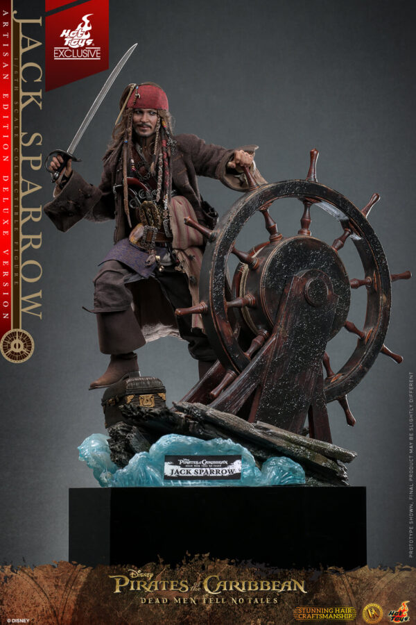 815705450593469 Hot Toys Pirates of the Caribbean Dead Men Tell No Tales - Jack Sparrow Artisan Edition - Imagen 21