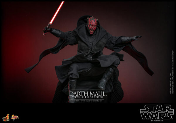 838333761663971 Hot Toys Star Wars Episode I - Darth Maul with Speeder Set (2.0) - Imagen 3