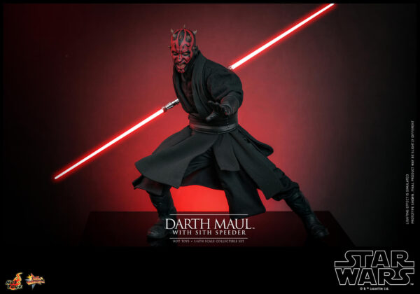 838333801663967 Hot Toys Star Wars Episode I - Darth Maul with Speeder Set (2.0) - Imagen 4