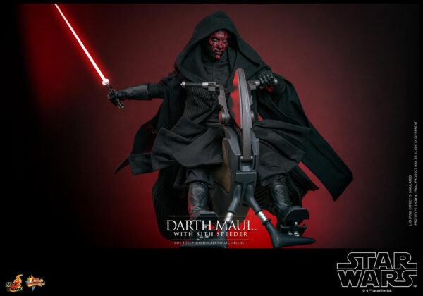 838333821663965 Hot Toys Star Wars Episode I - Darth Maul with Speeder Set (2.0) - Imagen 5