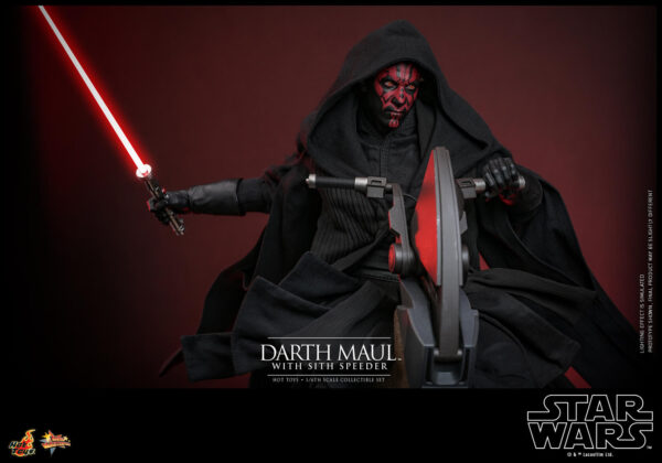838333851663962 Hot Toys Star Wars Episode I - Darth Maul with Speeder Set (2.0) - Imagen 8