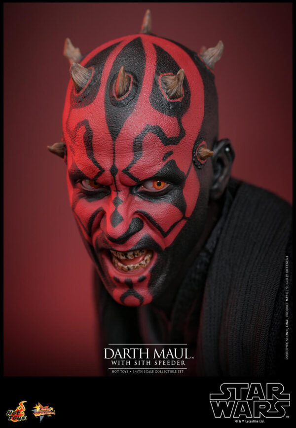 838334111663936 Hot Toys Star Wars Episode I - Darth Maul with Speeder Set (2.0) - Imagen 14