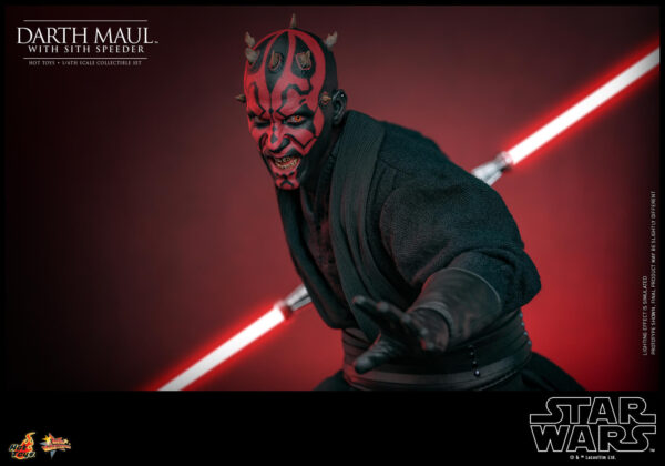 838334231663924 Hot Toys Star Wars Episode I - Darth Maul with Speeder Set (2.0) - Imagen 17