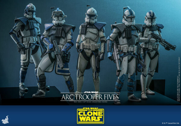 878936147603732 Hot Toys Star Wars The Clone Wars - Arc Trooper Fives - Imagen 5