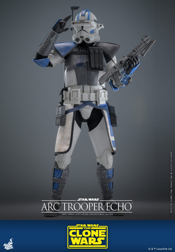 878938837603463 Hot Toys Star Wars The Clone Wars - Arc Trooper Echo - Imagen 9