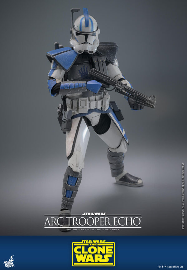 878938997603447 Hot Toys Star Wars The Clone Wars - Arc Trooper Echo - Imagen 17