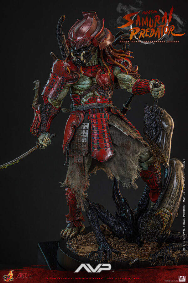 AkaSam (14) Hot Toys Alien vs Predator - Akaoni Samurai Predator - Imagen 15