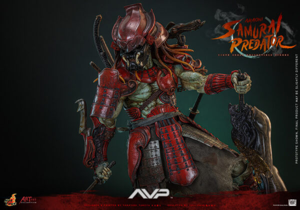 AkaSam (7) Hot Toys Alien vs Predator - Akaoni Samurai Predator - Imagen 8