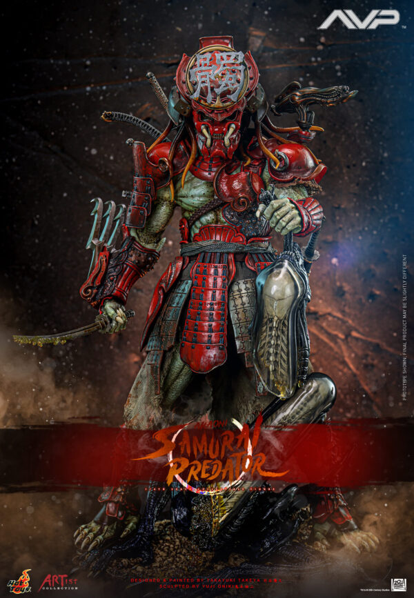 AkaSam (8) Hot Toys Alien vs Predator - Akaoni Samurai Predator - Imagen 9