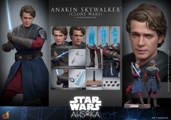 AnakAh (1) Hot Toys Star Wars Ashsoka - Anakin Skywalker - Imagen 1