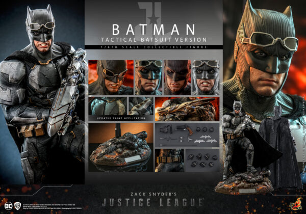 BTzn1 Hot Toys Zack Snyder's Justice League - Batman Tactical Suit (2.0) - Imagen 1
