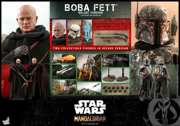 BobaMDx (1) Hot Toys Star Wars The Mandalorian - Boba Fett Deluxe Edition - Imagen 1