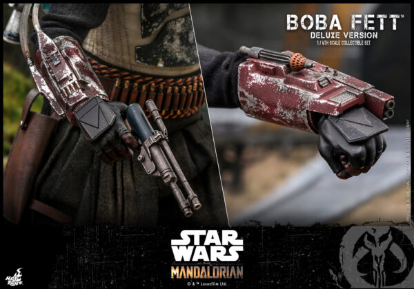 BobaMDx (2) Hot Toys Star Wars The Mandalorian - Boba Fett Deluxe Edition - Imagen 3