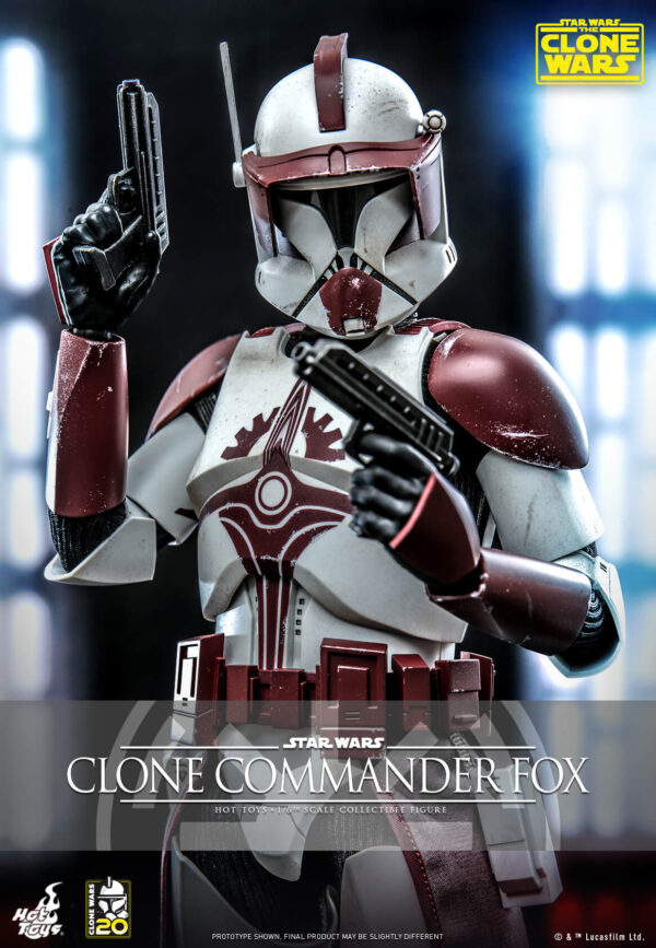 ComFox (10) Hot Toys Star Wars The Clone Wars - Clone Commander Fox - Imagen 11