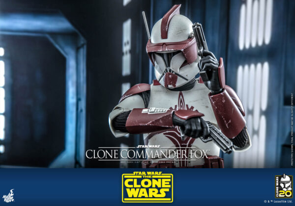 ComFox (3) Hot Toys Star Wars The Clone Wars - Clone Commander Fox - Imagen 4