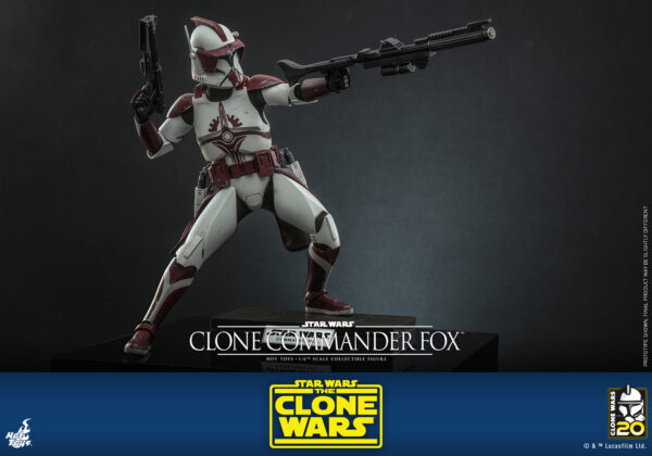 ComFox (6) Hot Toys Star Wars The Clone Wars - Clone Commander Fox - Imagen 7