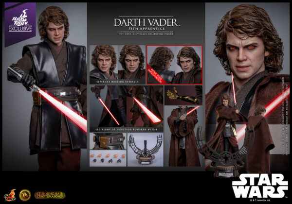 Darth (1) Hot Toys Star Wars Ahsoka - Darth Vader Sith Apprentice Artisan Special Edition - Imagen 1