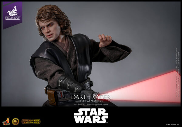 Darth (12) Hot Toys Star Wars Ahsoka - Darth Vader Sith Apprentice Artisan Special Edition - Imagen 13