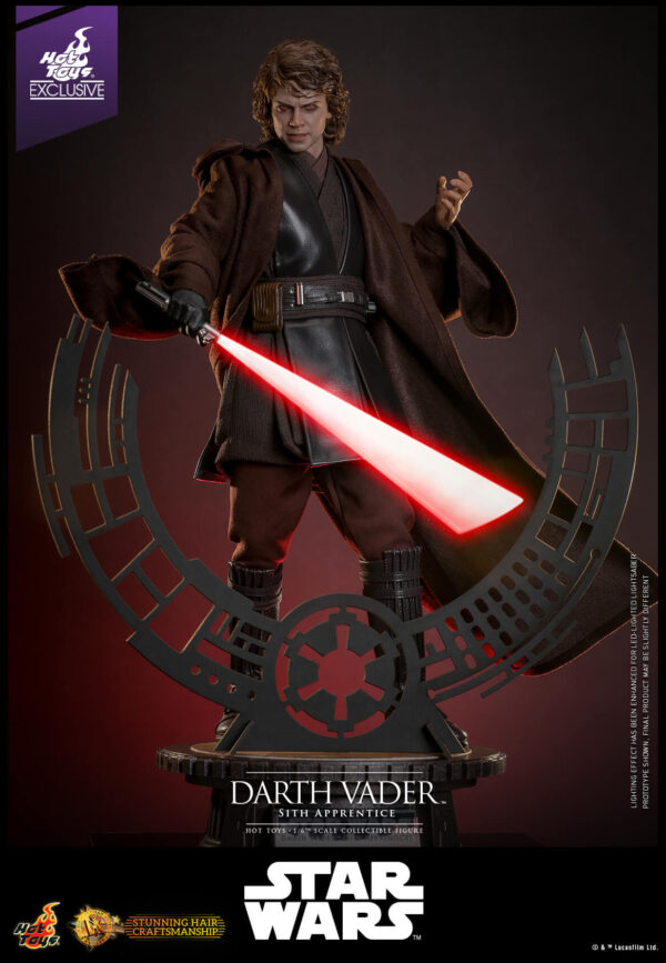 Darth (5) Hot Toys Star Wars Ahsoka - Darth Vader Sith Apprentice Artisan Special Edition - Imagen 6