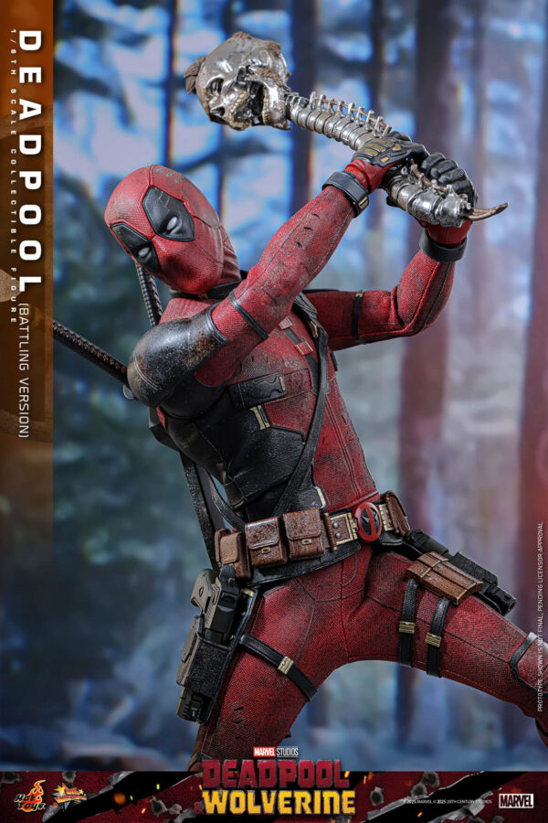 DeadBD (16) Hot Toys Deadpool and Wolverine - Deadpool Battling Version - Imagen 17