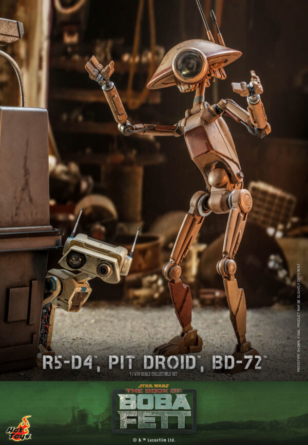 Droid (14) Hot Toys Star Wars Boba Fett - Pit Droides Set - Imagen 15