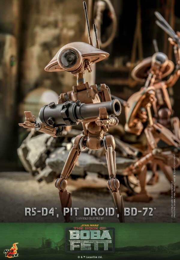 Droid (15) Hot Toys Star Wars Boba Fett - Pit Droides Set - Imagen 16