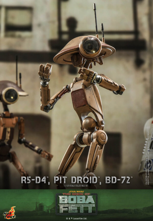 Droid (17) Hot Toys Star Wars Boba Fett - Pit Droides Set - Imagen 18