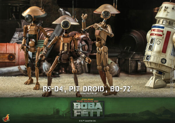 Droid (19) Hot Toys Star Wars Boba Fett - Pit Droides Set - Imagen 20