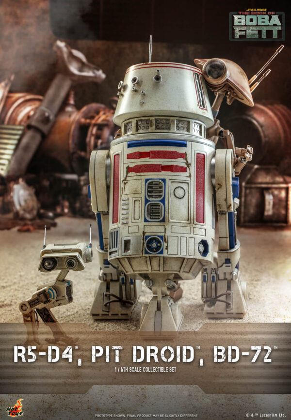Droid (2) Hot Toys Star Wars Boba Fett - Pit Droides Set - Imagen 3